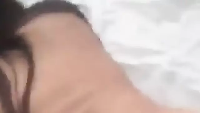 A Kazakh girl with big breasts gets fucked by her husband's penis